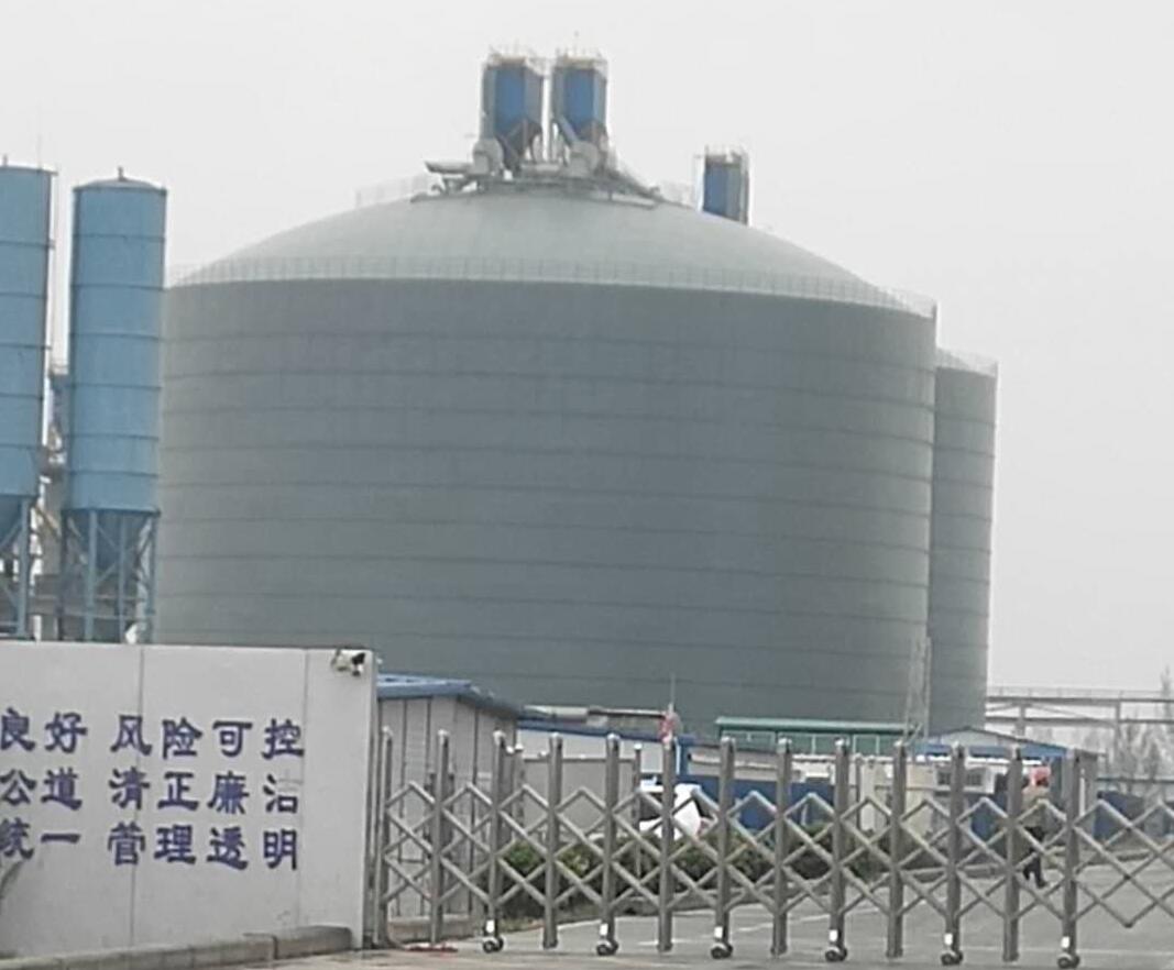 太湖4万吨粉煤灰储存库